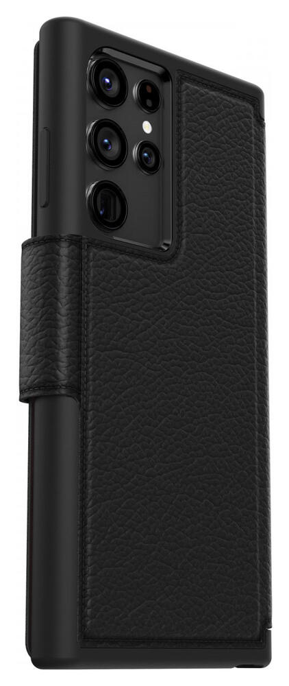 Otterbox Strada Samsung Galaxy S22 Ultra Hoesje Echt Leer Zwart afbeelding 12