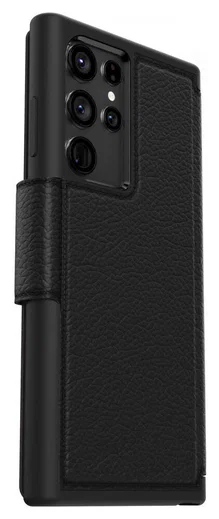 Otterbox Strada Samsung Galaxy S22 Ultra Hoesje Echt Leer Zwart afbeelding 12