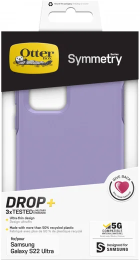 OtterBox Symmetry Samsung Galaxy S22 Ultra Hoesje Paars afbeelding 8
