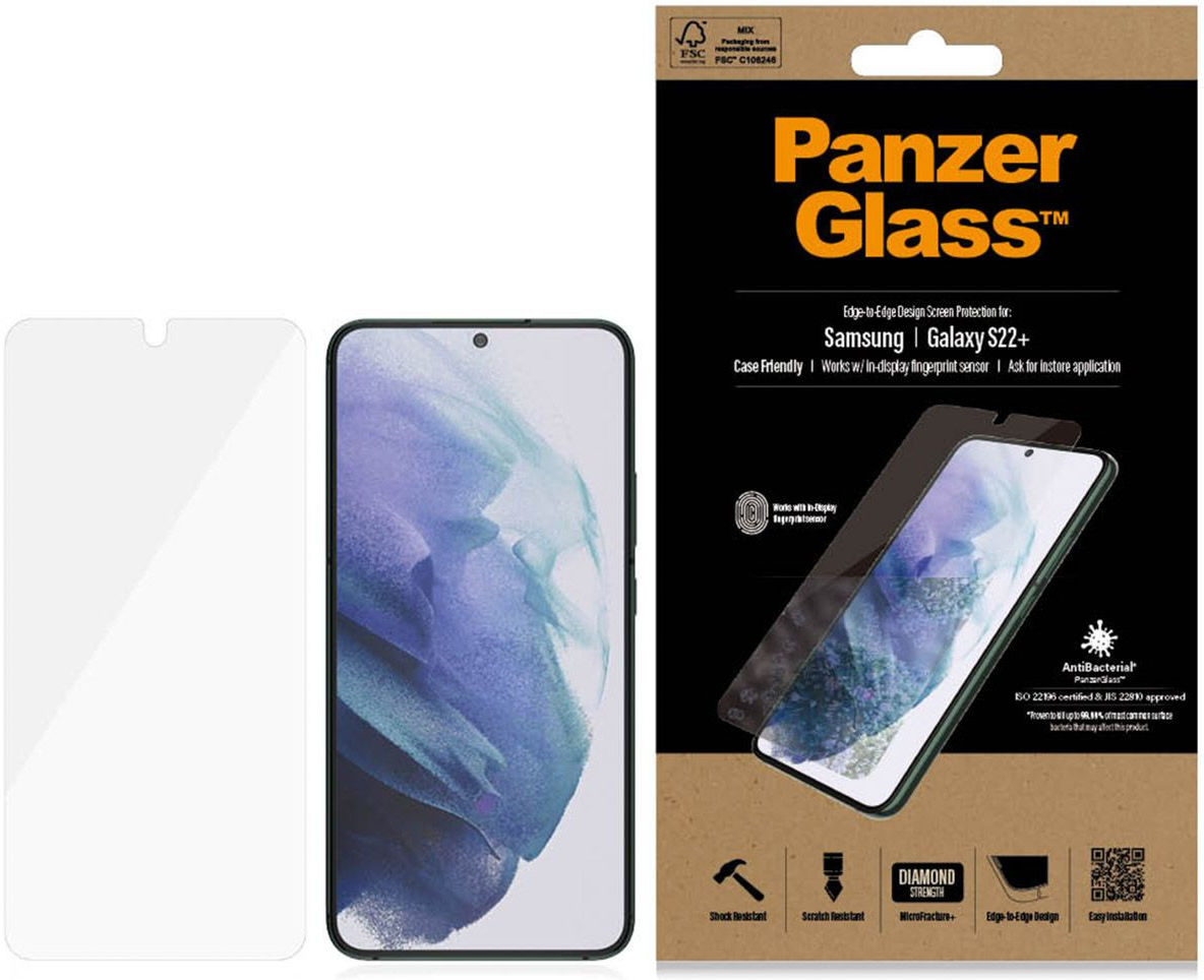 PanzerGlass Samsung Galaxy S22 Plus Fingerprint & Case Friendly afbeelding 7