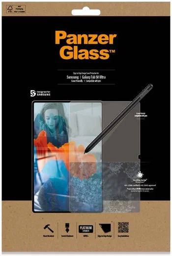 PanzerGlass Samsung Galaxy Tab S9 Ultra / S8 Ultra Screenprotector afbeelding 1