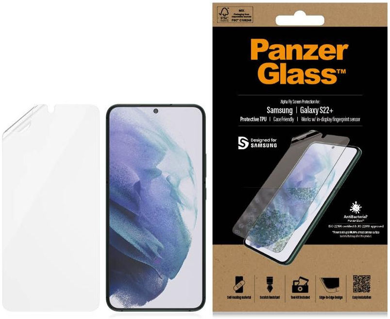 PanzerGlass Samsung Galaxy S22 Plus Screenprotector Vingerprint afbeelding 5