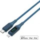 4smarts DigitCord 30W USB-C naar Lightning Kabel MFI 3A Blauw 1.5M afbeelding 2