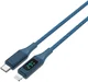 4smarts DigitCord 30W USB-C naar Lightning Kabel MFI 3A Blauw 1.5M afbeelding 9