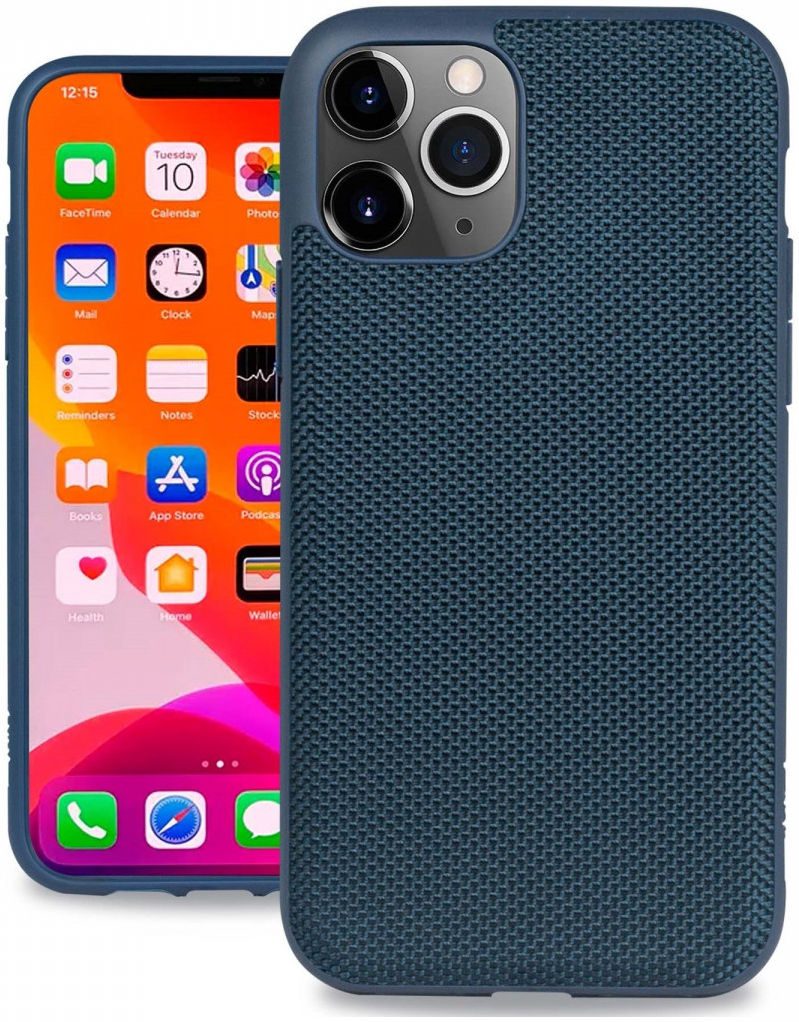 Evutec Apple iPhone 11 Pro Max Hoesje met Magnetische Autohouder Blauw afbeelding 1