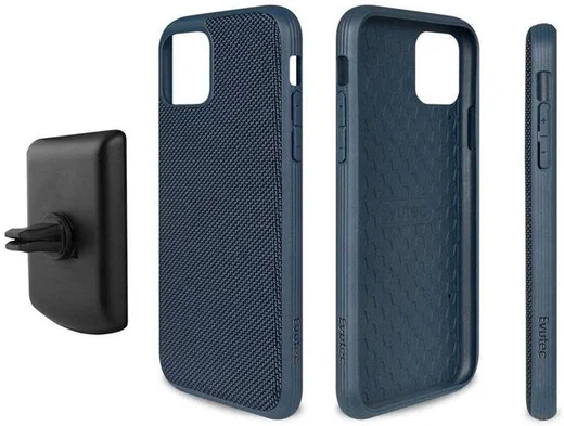Evutec Apple iPhone 11 Pro Max Hoesje met Magnetische Autohouder Blauw afbeelding 4