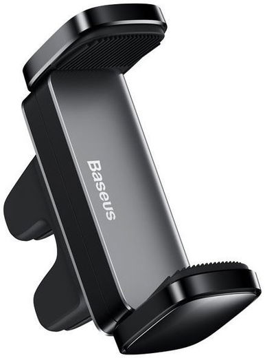 Baseus Steel Cannon Compacte Ventilatierooster Telefoonhouder Zwart afbeelding 5