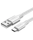 UGREEN USB-A naar USB-C Kabel 3A Fast Charge 0.5 Meter Wit afbeelding 1
