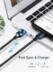 UGREEN USB-A naar USB-C Kabel 3A Fast Charge 0.5 Meter Wit afbeelding 3
