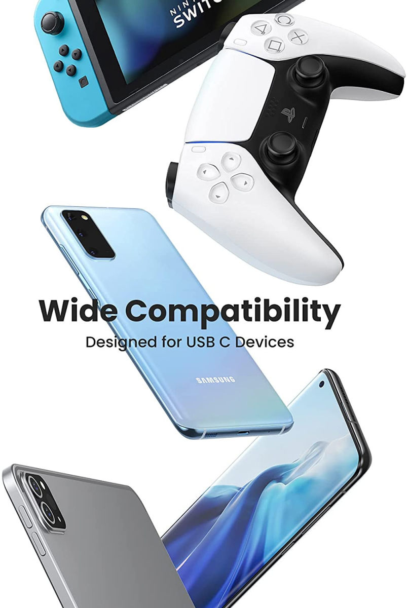 UGREEN Gevlochten USB-A naar USB-C Kabel 3A Fast Charge 1 Meter Zwart afbeelding 9