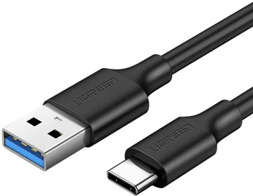 UGREEN USB-A naar USB-C Kabel USB 3.0 / 3A Fast Charge 2 Meter Zwart