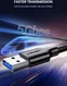 UGREEN USB-A naar USB-C Kabel USB 3.0 / 3A Fast Charge 2 Meter Zwart afbeelding 3