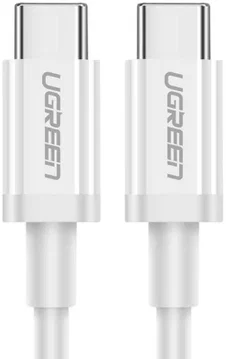 UGREEN USB-C naar USB-C Kabel 60W Data en Oplaadkabel 1.5M Wit