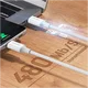 UGREEN USB-C naar USB-C Kabel 60W Data en Oplaadkabel 1.5M Wit afbeelding 4