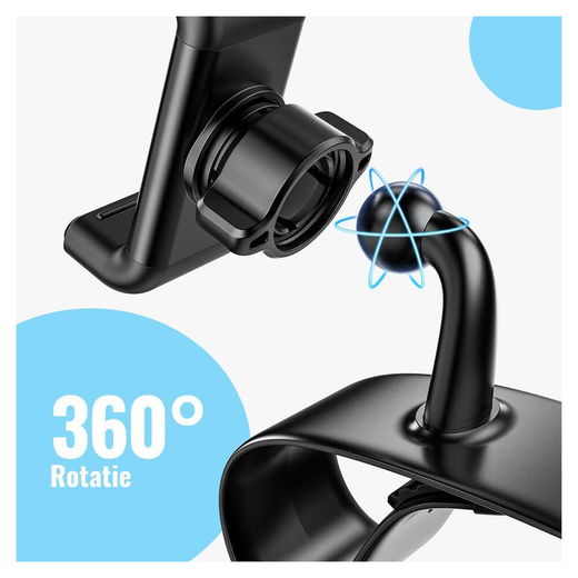 UGREEN Universele 360° Dashboard Autohouder voor Telefoons Zwart afbeelding 2
