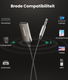 UGREEN Bluetooth Receiver Auto Audio Aux naar USB Kabel Grijs afbeelding 7