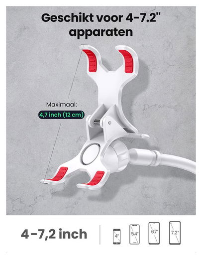 UGREEN Telefoonhouder met Zwanenhals en Verstelbare Klem Universeel afbeelding 3