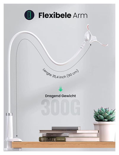 UGREEN Telefoonhouder met Zwanenhals en Verstelbare Klem Universeel afbeelding 5