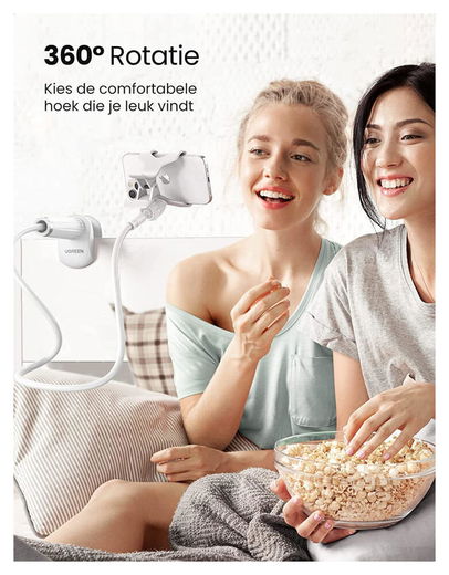 UGREEN Telefoonhouder met Zwanenhals en Verstelbare Klem Universeel afbeelding 6