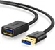UGREEN USB-A Male naar USB-A Female Verleng Kabel 2 Meter Zwart afbeelding 1