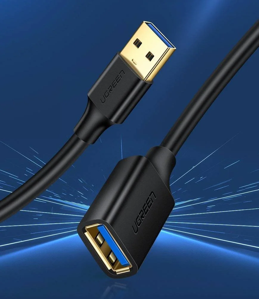 UGREEN USB-A Male naar USB-A Female Verleng Kabel 2 Meter Zwart afbeelding 4