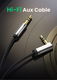 UGREEN 3.5mm Jack naar 3.5mm Jack AUX Kabel Voor Auto / Muziekbox 1.5m afbeelding 2