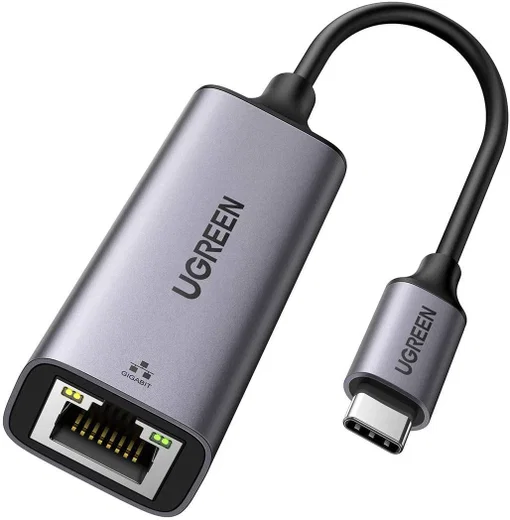 UGREEN USB-C naar Internetkabel Adapter Voor Ethernetingang 1.000 Mbps afbeelding 1