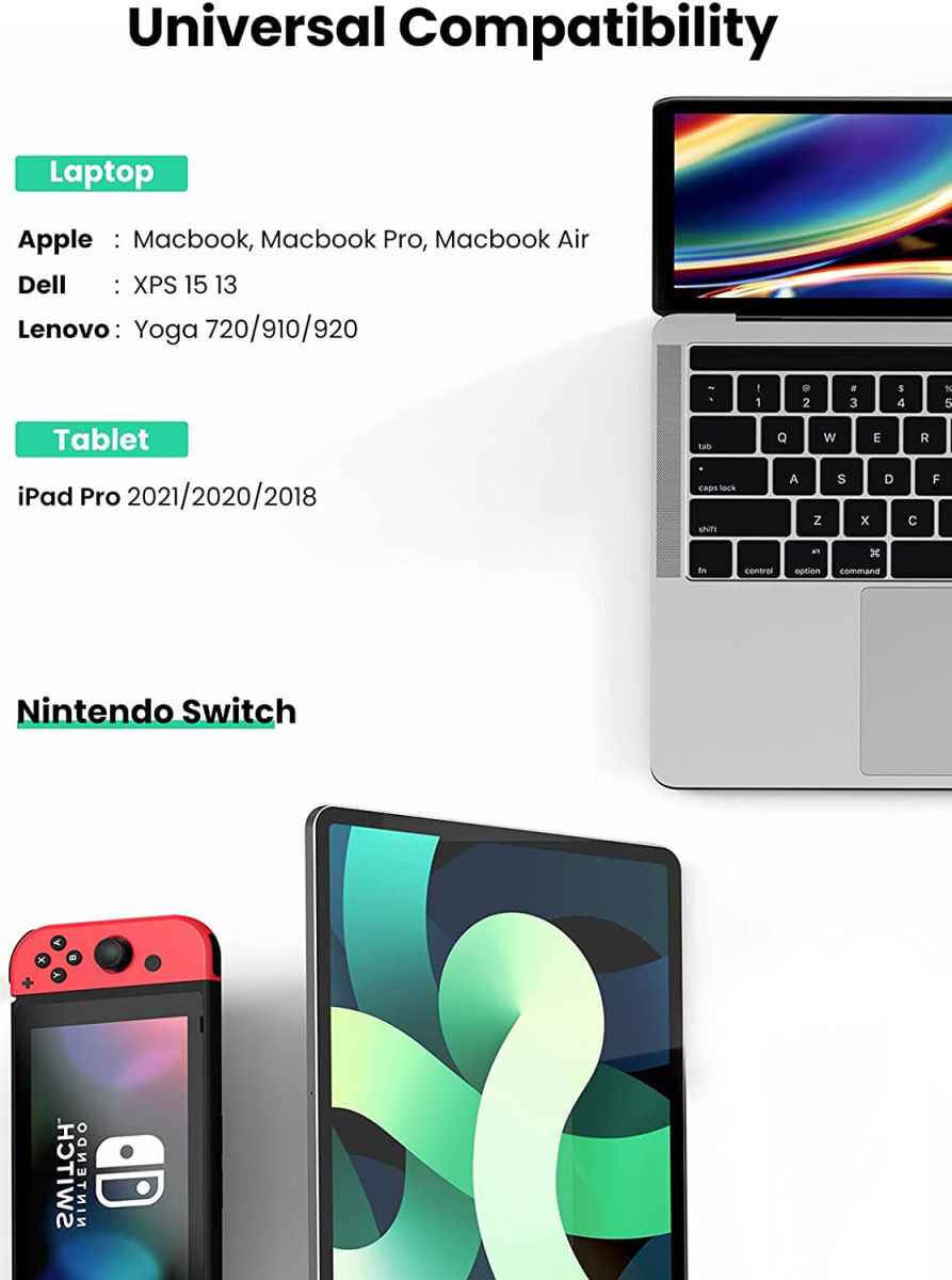 UGREEN USB-C naar Internetkabel Adapter Voor Ethernetingang 1.000 Mbps afbeelding 5