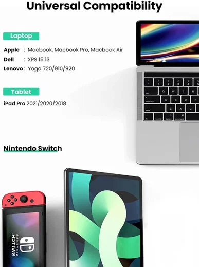 UGREEN USB-C naar Internetkabel Adapter Voor Ethernetingang 1.000 Mbps afbeelding 5