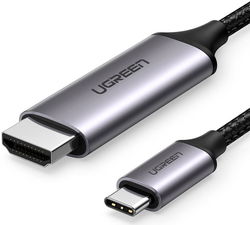 UGREEN USB-C naar HDMI Kabel 4K@60Hz Videokabel 1.5M Zwart afbeelding