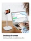 UGREEN Universele Verstelbare Telefoon Bureau Houder Wit afbeelding 2