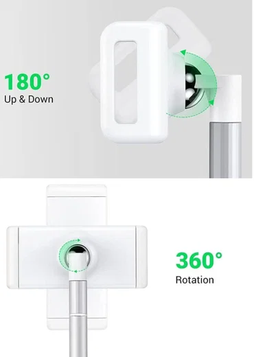 UGREEN Universele Verstelbare Telefoon Bureau Houder Wit afbeelding 4