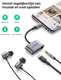 UGREEN 2-in-1 USB-C naar USB-C / 3.5 mm Jack Audio en Adapter met DAC afbeelding 2