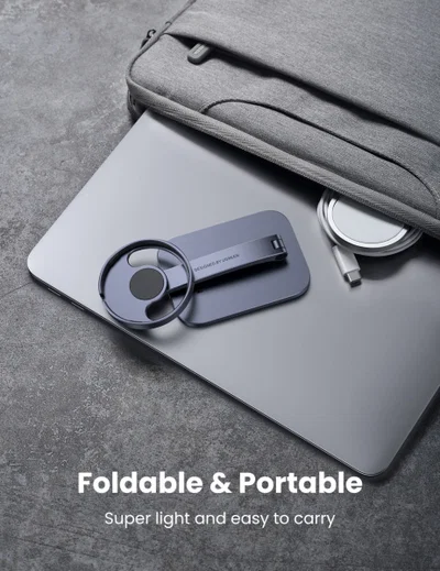 UGREEN Apple MagSafe Opvouwbare Verstelbare Aluminium Bureauhouder afbeelding 5