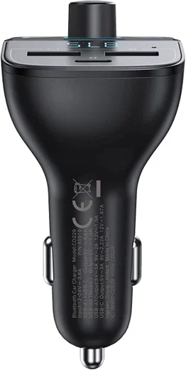 UGREEN Bluetooth FM Transmitter met USB-A / USB-C 30W Autolader Zwart afbeelding 8