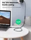 UGREEN USB-C Mannelijke naar USB-C Vrouwelijke Verlengkabel 1m Zwart afbeelding 4