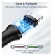 UGREEN USB-A naar USB-C Kabel 3A Fast Charge 1 Meter Wit afbeelding 5