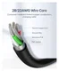 UGREEN USB-A naar USB-C Kabel 3A Fast Charge 1 Meter Wit afbeelding 6