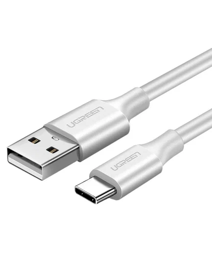 UGREEN USB-A naar USB-C Kabel 2.4A Fast Charge 1.5 Meter Wit afbeelding 2