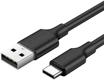 UGREEN USB-A naar USB-C Kabel 3A Fast Charge 0.5 Meter Zwart