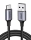 UGREEN Gevlochten USB-A naar USB-C Kabel 3A Fast Charge 3 Meter Zwart afbeelding 1