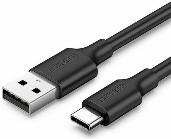 UGREEN USB-A naar USB-C Kabel 3A Fast Charge 2 Meter Zwart afbeelding 1