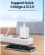 UGREEN USB-C naar USB-C Kabel 3A Fast Charge 0.5 Meter Wit afbeelding 10