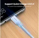 UGREEN USB-C naar USB-C Kabel 3A Fast Charge 0.5 Meter Wit afbeelding 16
