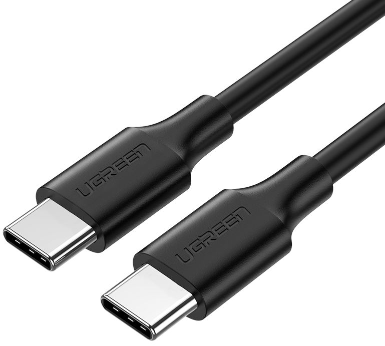UGREEN USB-C naar USB-C Kabel 60W Fast Charge 1 Meter Zwart afbeelding 1