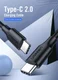 UGREEN USB-C naar USB-C Kabel 60W Fast Charge 1 Meter Zwart afbeelding 2