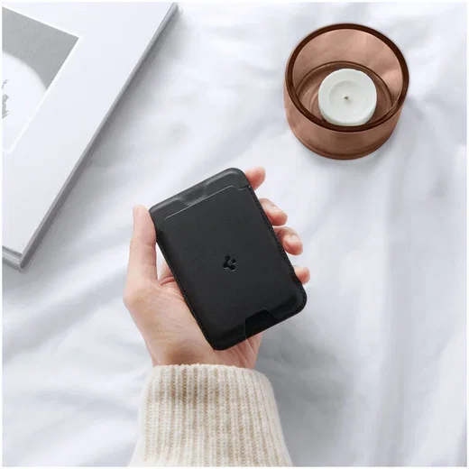 Spigen Valentinus Universele Magnetische MagSafe Kaarthouder Zwart afbeelding 10