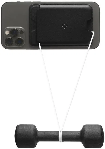 Spigen Valentinus Universele Magnetische MagSafe Kaarthouder Zwart afbeelding 9