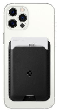 Spigen Valentinus Universele Magnetische MagSafe Kaarthouder Zwart