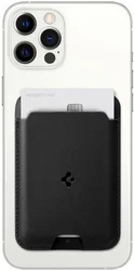 Spigen Valentinus Universele Magnetische MagSafe Kaarthouder Zwart afbeelding